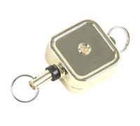 Professional Badge Holder Heavy Duty Alloy Badges Holder Retractable Lanyard Expanding Length 250mm for Badge