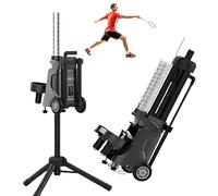 Professional Badminton Robot Trainer with 52 Balls, Wireless APP Control, Customizable Height & Angle, Portable for Solo/Group Training, Tournament Prep