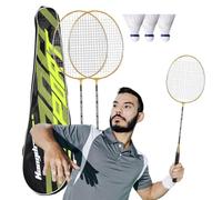 Professional Badminton Set - Badminton Rackets for Adults & Professionals | 2 Piece Badminton Racket Set with Sweat Absorbing Grip, Ideal for the Badminton Room
