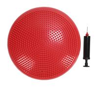 Professional Balance Disc Cushion Yoga Massage Ball Pad Inflatable Stability Disc Board for Fitness Training Exercise Rehabilitation and Yoga Balance Core Strength PVC Material (Red)