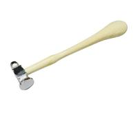 Professional Ball Peen Dome Face Chasing Hammer, 22mm Metal Wire Work Repousse Tool with Wooden Handle