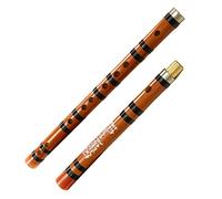 Professional Bamboo Flute 2-section Bitter Bamboo Flute Beginners Horizontal Flute Students Self-taught Woodwind Instruments Bamboo Flute Musical Instruments (Color : G)