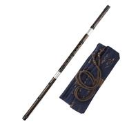 Professional bamboo flute Bamboo Flute 8 Hole G/F Key Professional Quality 3 Sections Bamboo Flute Right Hand Optional Easy For Performance(F key)