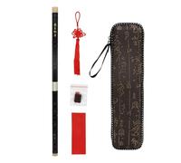 Professional bamboo flute Bamboo Flute C/D/E/F/G Key Professional Woodwind Musical Instruments Redwood Bamboo Flute Beginner Adult Instrument(D)