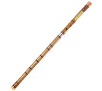 Professional bamboo flute Bamboo Flute C/D/E/F/G Tuned Instrument Bitter Bamboo Beginner Double-section Tied Bamboo Flute Instrument(G)