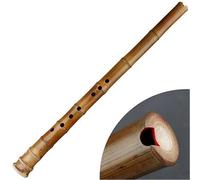 Professional bamboo flute Bamboo Flute Not Shakuhachi Traditional Woodwind Musical Instrument Vertical Bamboo Flute G/F Key For Beginner(G Key)