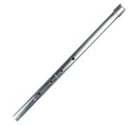 Professional bamboo flute Bamboo Flute Shakuhachi 5 Holes D Key Metal Bamboo Flute Never Crack Silver Or Black Bamboo Flute Metal Instrument(Silvery)