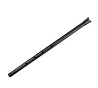 Professional bamboo flute Bamboo Flute Shakuhachi 5 Holes D Key Metal Bamboo Flute Never Crack Silver Or Black Bamboo Flute Metal Instrument(Black)
