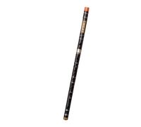 Professional Bamboo Flute Beginners Can Play The Horizontal Two-section Black Flute A Zero-based Entry-level National Musical Instrument(F Key)