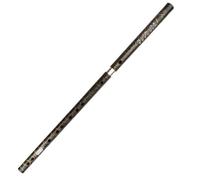 Professional bamboo flute Black Bamboo Flute With Transparent Line Traditional Musical Instrument C/D/E/F/G Keys Separable Bamboo Flute(D)