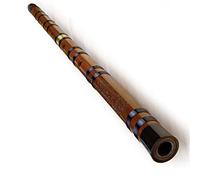Professional Bamboo Flute Black Line Chinese Traditional Musical Instrument Handmade 10 Holes Bamboo Flute G Key Bamboo Flute Musical Instruments