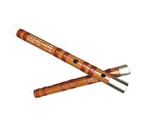 Professional Bamboo Flute Brown Double-insert White Copper 2-section Bamboo Flute Dizi Beginner Horizontal Flute Instrument Bamboo Flute Musical Instruments (Color : C)