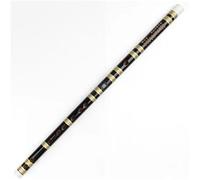 Professional bamboo flute C/D/E/F/G Key Bamboo Flute Black Musical Instrument Professional Bamboo Flute With Line Suitable For Beginners(D)