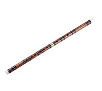 Professional bamboo flute C/D/E/F/G Key Bitter Bamboo Two-section Flute Beginner Bamboo Flute Single Insert Brass National Wind Instrument(F)