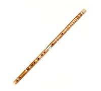 Professional Bamboo Flute C/D/E/F/G Key Separable Bamboo Flute With White Line Chinese Dizi Woodwind Musical Instrument Bamboo Flute Musical Instruments (Color : D key)
