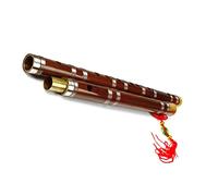 Professional Bamboo Flute Chinese 10 Holes Bamboo Flute Professional Woodwind Instruments Natural Color Flutes Bamboo Flute Musical Instruments (Color : F Key)