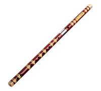 Professional Bamboo Flute Chinese Bamboo Flute Professional Musical Instrument With Copper Joint C/D/E/F/G Tone Purple Bamboo Dizi Bamboo Flute Musical Instruments (Color : G Key)
