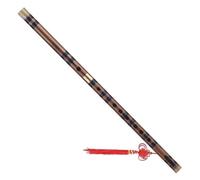 Professional Bamboo Flute Detachable Flute Woodwind Portable(C)