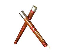 Professional Bamboo Flute Double-connected White Copper 2-section Black Horn Bamboo Flute Beginner Adult Horizontal Flute Bamboo Flute Musical Instruments (Color : G)