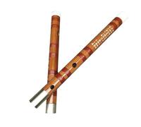 Professional Bamboo Flute Double -connected White Copper Second Section Of The First Learning Flute Horizontal Flute Flute Tie The Flute(F Key)
