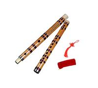 Professional Bamboo Flute Exquisite Zero-based Student Bamboo Flute Dizi Bamboo Flute 2-section Horizontal Flute Instrument Bamboo Flute Musical Instruments (Color : F)