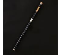 Professional Bamboo Flute Flute Flute Transverse Flute Playing C/D/E/F/G Tune Exam Beginner Zero Foundation National Musical Instrument(Black,F Key)