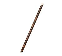 Professional Bamboo Flute Full-line Flute Winding Line Beginner Zero-based Entry Flute Instrument Playing Ancient Style(Black,D Key)