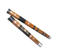 Professional Bamboo Flute Handmade Double Plug White Copper 2 Sections Black Horn Bitter Bamboo Flute Beginner Musical Instrument Bamboo Flute Musical Instruments (Color : D)