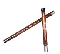 Professional bamboo flute In The Key Of Double-joined Cupronickel And Two-jointed Copper Flute Flute (Color : D)
