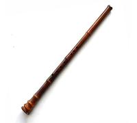 Professional Bamboo Flute Nan Xiao Flute Smoked Vertical Flute Like Shakuhachi Chinese Musical Instrument 8 Holes Keys G F E D(F Key)