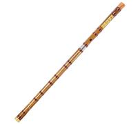 Professional bamboo flute Performance-level Bamboo Flute Instrument Bitter Bamboo Beginner Double-section Tied Bamboo Flute Instrument(E)