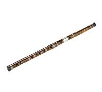 Professional bamboo flute Professional Bamboo Bamboo Flute Musicais Key Of C/D/E/F/G 6 Hole Bass Huaisu Dual Plug Flute Suitable For Beginners(C)