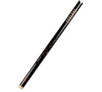 Professional bamboo flute Professional Bamboo Flute For Music Lovers 8 Holes Black Woodwind Instrument F G Keys(F)