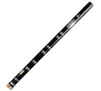 Professional bamboo flute Professional Bamboo Flute Instruments Beginner Bamboo Flute Transparent Wire C/D/E/F/G Keys Black(G)