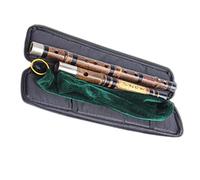 Professional Bamboo Flute Professional Chinese Bamboo Flute Two Section Dizi C/D/E/F/G Key Transverse Flute Woodwind With Bag Bamboo Flute Musical Instruments (Color : E key)