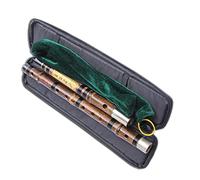 Professional Bamboo Flute Professional Chinese Bamboo Flute Two Section Dizi C/D/E/F/G Key Transverse Flute Woodwind With Bag Bamboo Flute Musical Instruments (Color : D key)