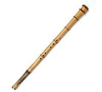 Professional Bamboo Flute Professional Performance Eight-hole Bamboo Flute Big Head Flute Woodwind Instrument D/E/F/G Tone Bamboo Flute Musical Instruments (Color : G)