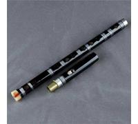 Professional bamboo flute Professional Traditional Bamboo Flute Instrument Black C/D/E/F Keys Easy For Beginners To Play(C)