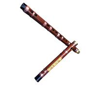 Professional Bamboo Flute Single-connected Brass Black Horn Transparent Line Bitter Bamboo Flute Beginner Horizontal Flute Instrument Bamboo Flute Musical Instruments (Color : D)