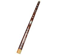 Professional Bamboo Flute Single-insert Cupronickel 2-section Transparent Tie-up Brown Bitter Bamboo Flute Student Woodwind Instrument Bamboo Flute Musical Instruments (Color : C)