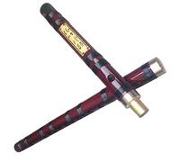 Professional Bamboo Flute Single-insert White Copper 2-section Bitter Bamboo Flute Dizi Student Horizontal Flute Instrument Bamboo Flute Musical Instruments (Color : E)