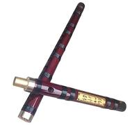 Professional Bamboo Flute Single-insert White Copper 2-section Bitter Bamboo Flute Dizi Student Horizontal Flute Instrument Bamboo Flute Musical Instruments (Color : D)