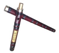 Professional Bamboo Flute Single-insert White Copper 2-section Bitter Bamboo Flute Dizi Student Horizontal Flute Instrument Bamboo Flute Musical Instruments (Color : G)