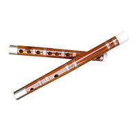 Professional Bamboo Flute Two-section Double-insert White Copper Bitter Flute Professional Playing Bamboo Flute Musical Instrument Bamboo Flute Musical Instruments (Color : E)