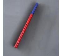 Professional Bamboo Flute Vertical Flute 6-hole Professional Alto Bitter Flute For Beginners With Zero Foundation(Red,D Key)