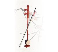 Professional Banhu, Chinese 2 Strings Violin with Case, Redwood 2 Strings Instrument, Cultural Gift, Traditional Performances, Traditional Opera Accompaniment C