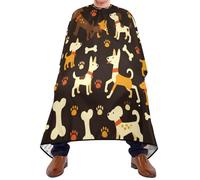 Professional Barber Cape, Cute Dogs, Haircut Apron Gown Anti-static Hair Cutting Cape for Women Coloring Haircut