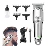 Professional Barber Hair Clipper ? Cordless USB Rechargeable for Hair Cutting & Styling | Metal Body, Carbon Steel , 120-Min Run Time | Grooming Trimmer for Men’s Hairstyles, Perfect f