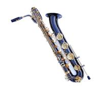 Professional Baritone Saxophone Brass Tube Unique Black Nickel Surface With Box Mouthpiece Beginner Saxophone