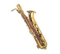 Professional Baritone Saxophone Gold Lacquer Finish Bass A Key Beginner Saxophone